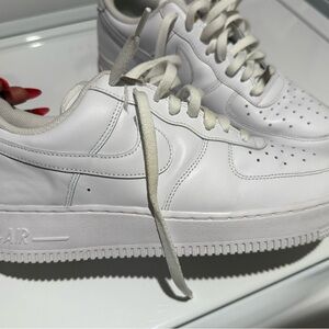 Nike Air Force 1 All-White Sneakers